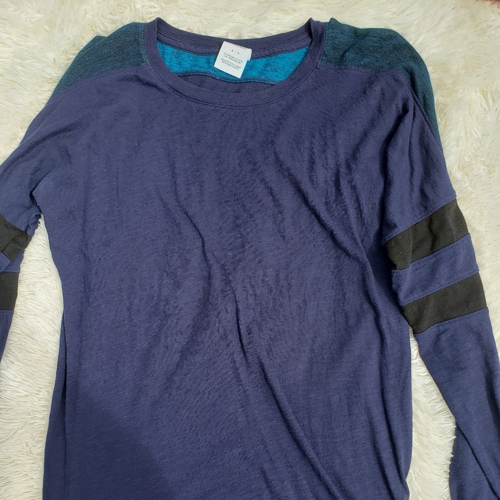 VS PINK Blue and Black Long Sleeve